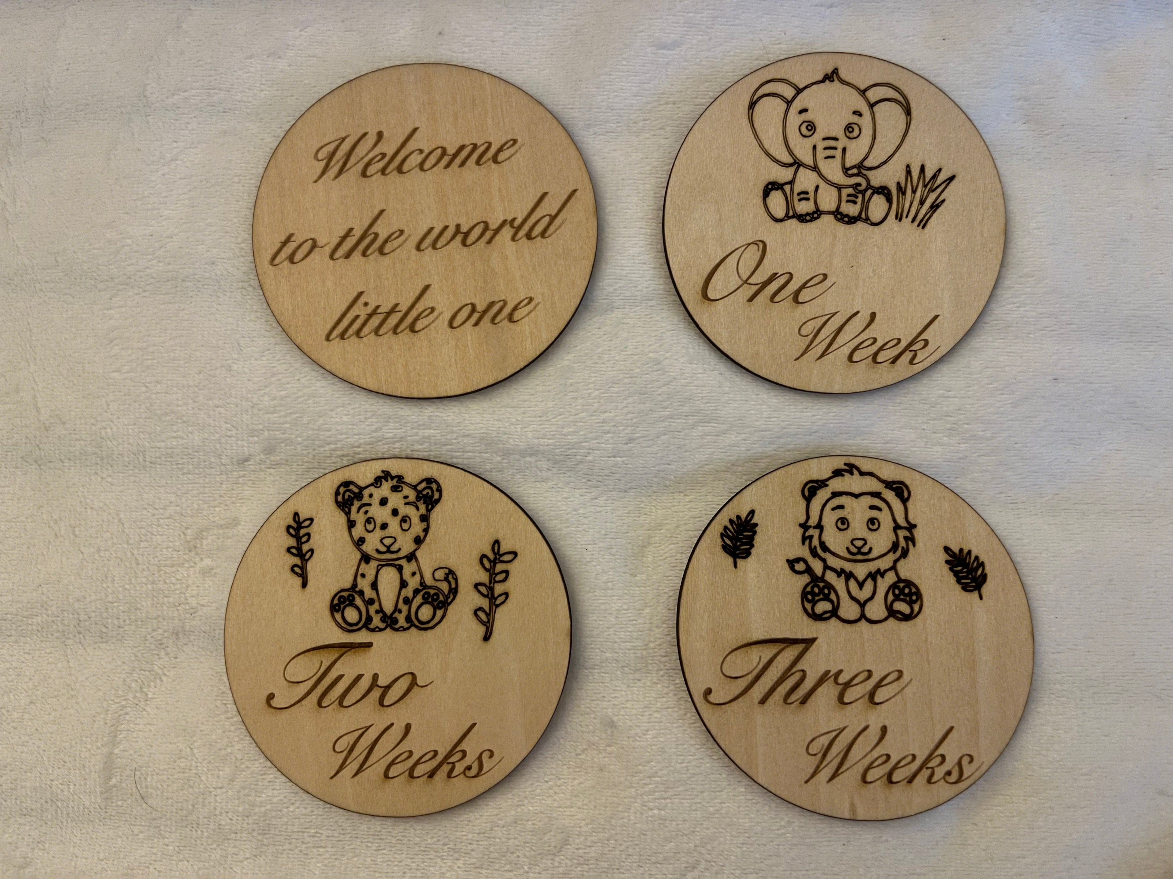 Baby's Milestone Cards