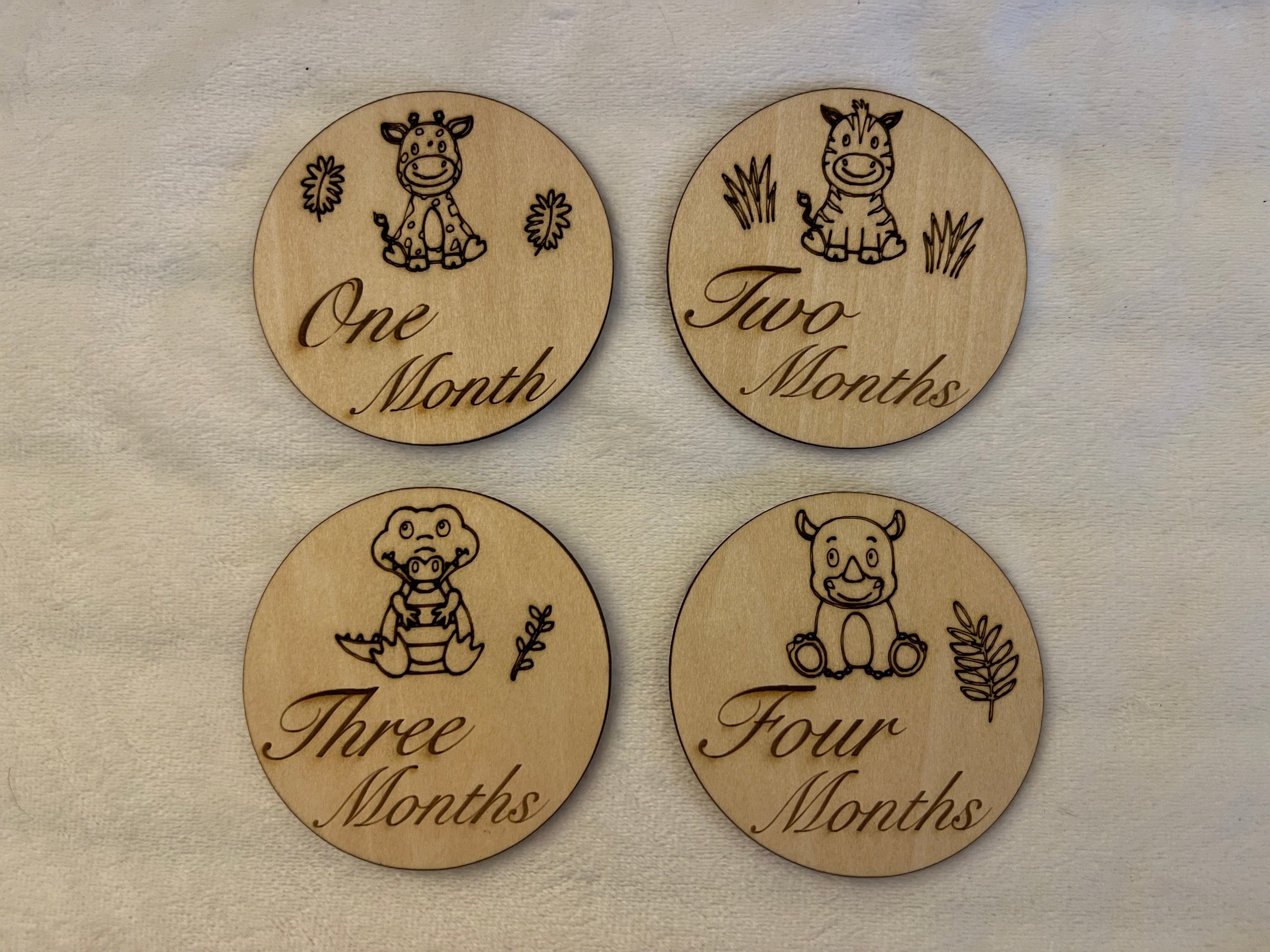 Baby's Milestone Cards