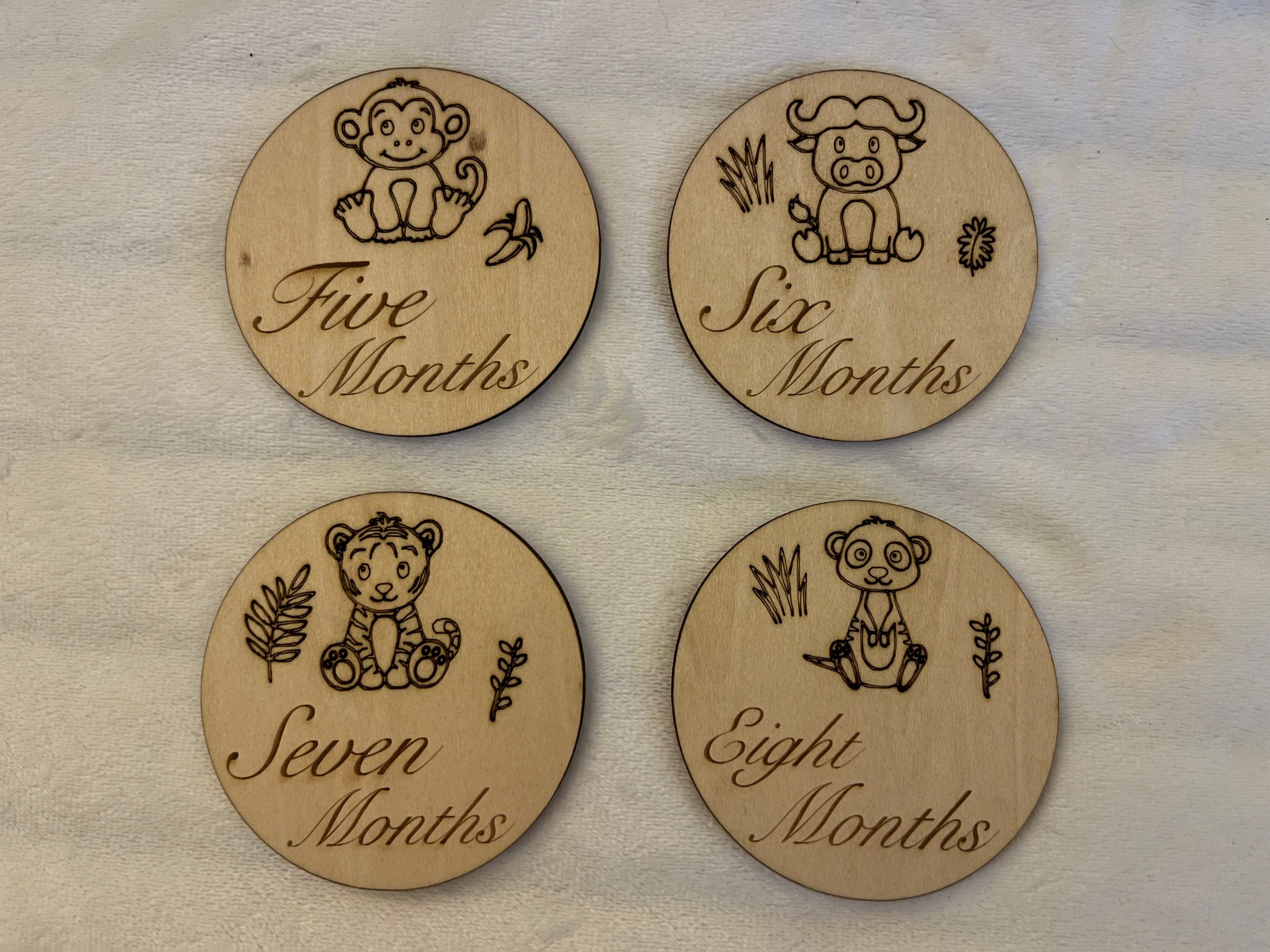 Baby's Milestone Cards