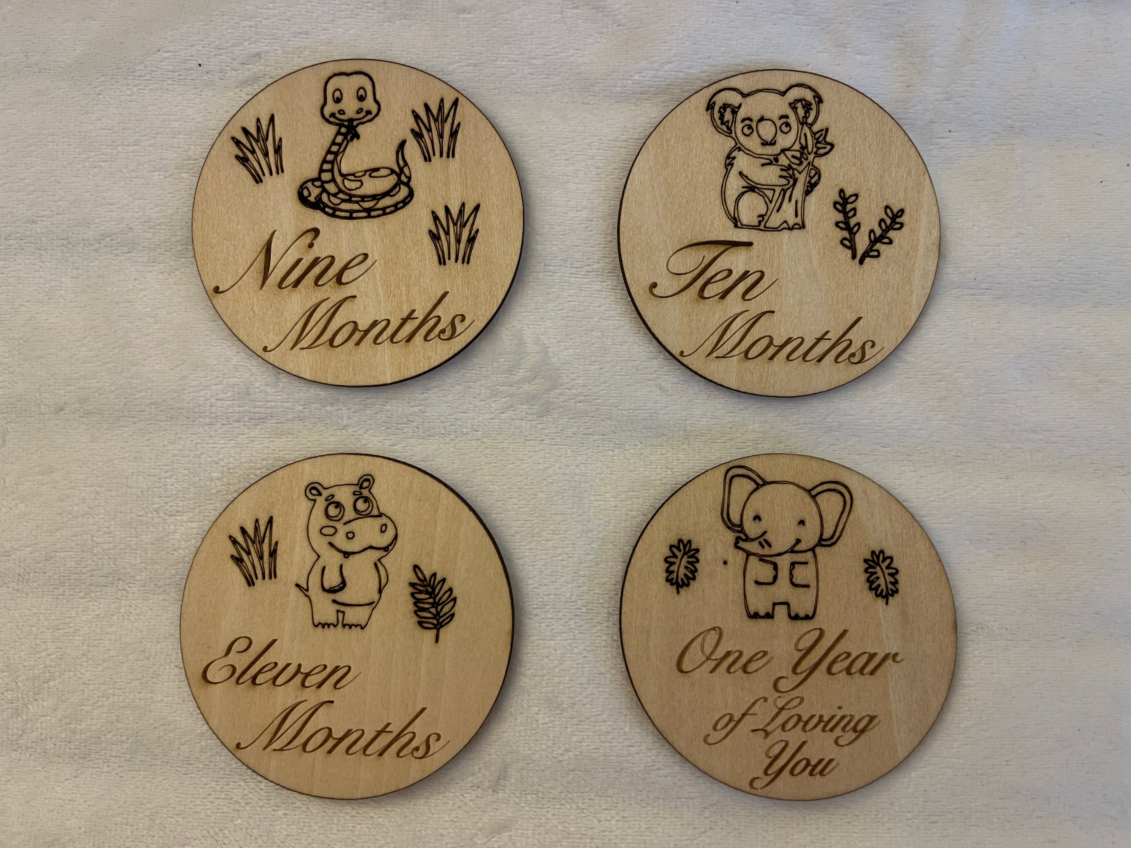 Baby's Milestone Cards