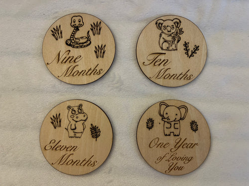 Baby's Milestone Cards